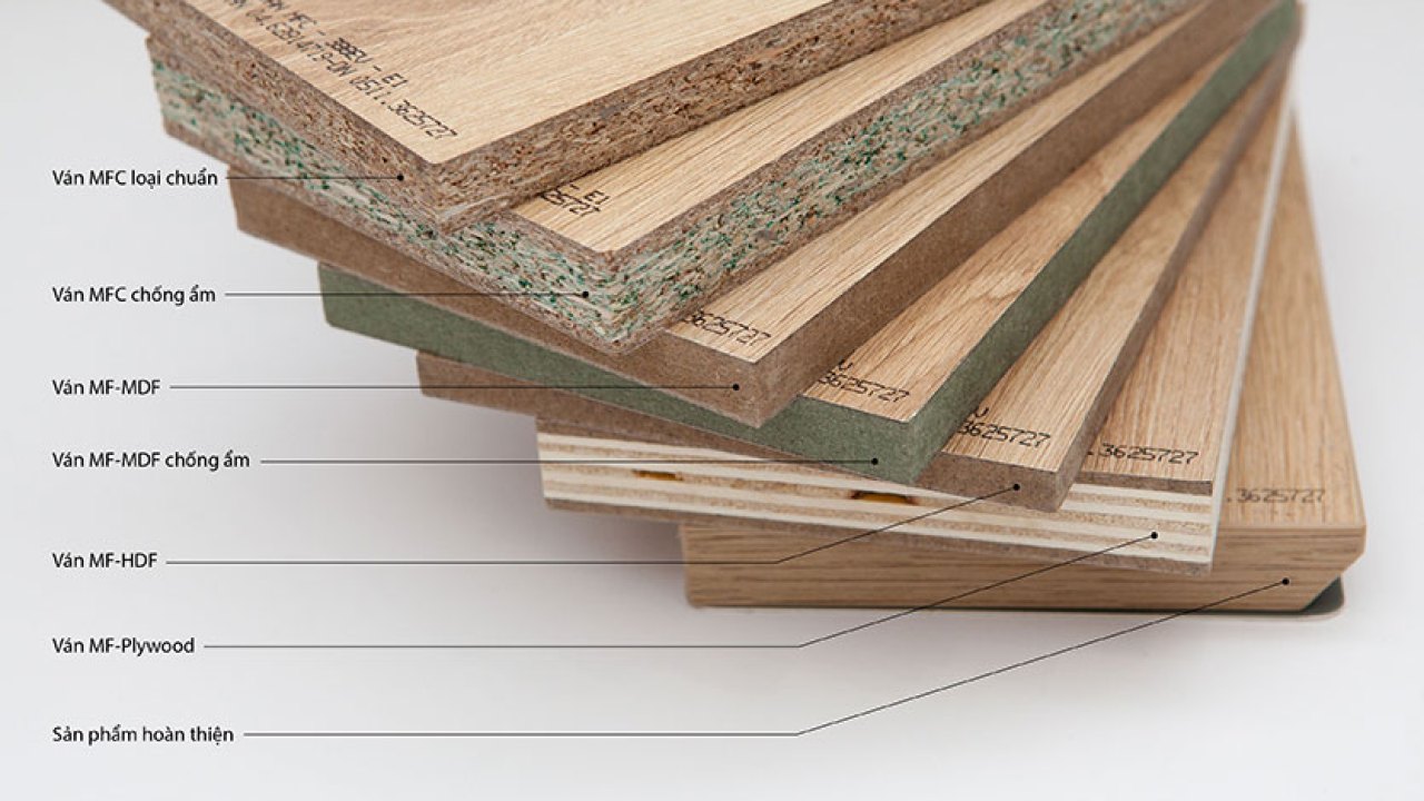 6 loại gỗ công nghiệp phổ biến hiện nay